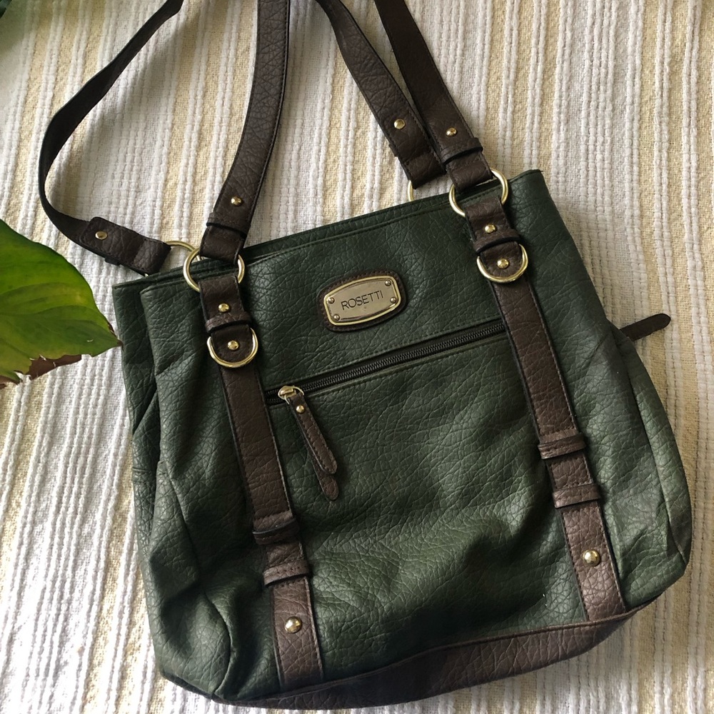 Forest Green Rossetti Handbag